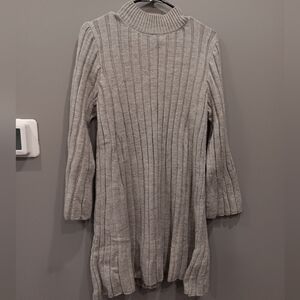 Anthropologie Gray Long Sleeve Dress